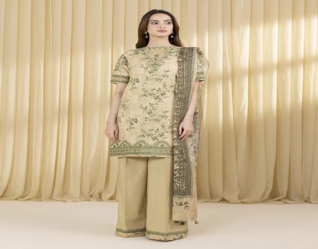 3 Piece - Embroidered Lawn Suit